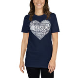 Sonographer Heart | Short-Sleeve Unisex T-Shirt